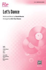 Let's Dance SATB choral sheet music cover Thumbnail